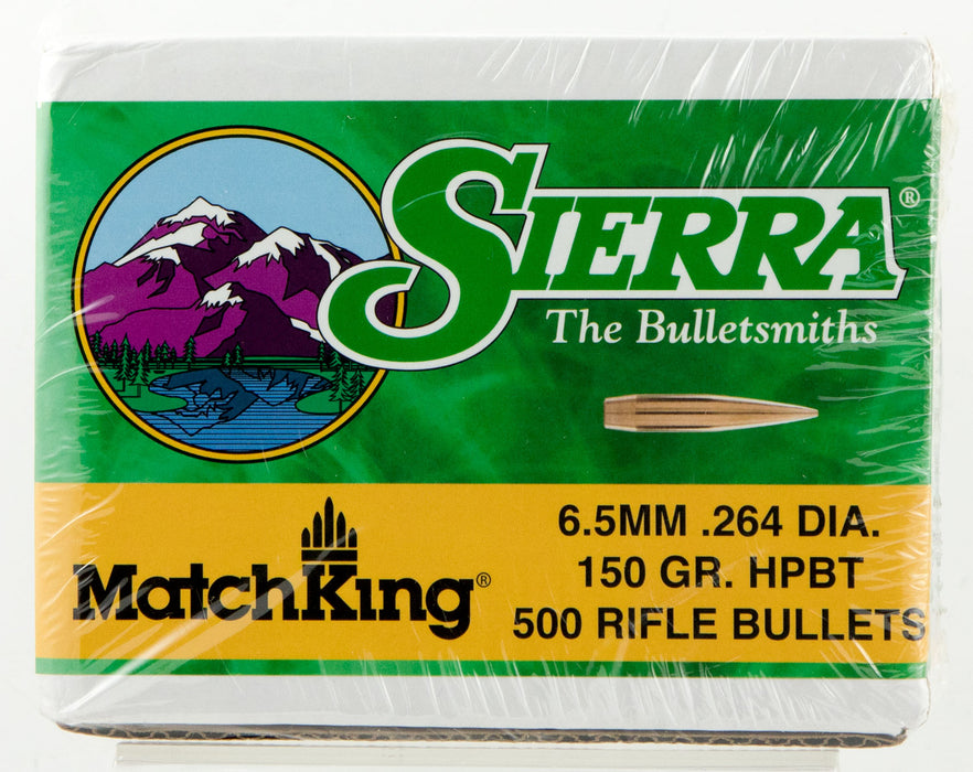 Sierra 1755C MatchKing  6.5 Creedmoor .264 150 gr Hollow Point Boat Tail/ 500 Per Box