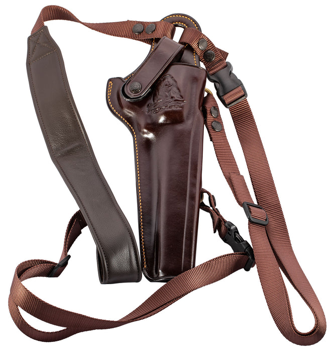 Galco KK130H Kodiak Chest Holster Havana Brown Leather Shoulder/Torso Strap Fits Ruger Super Redhawk 7.50" Right Hand