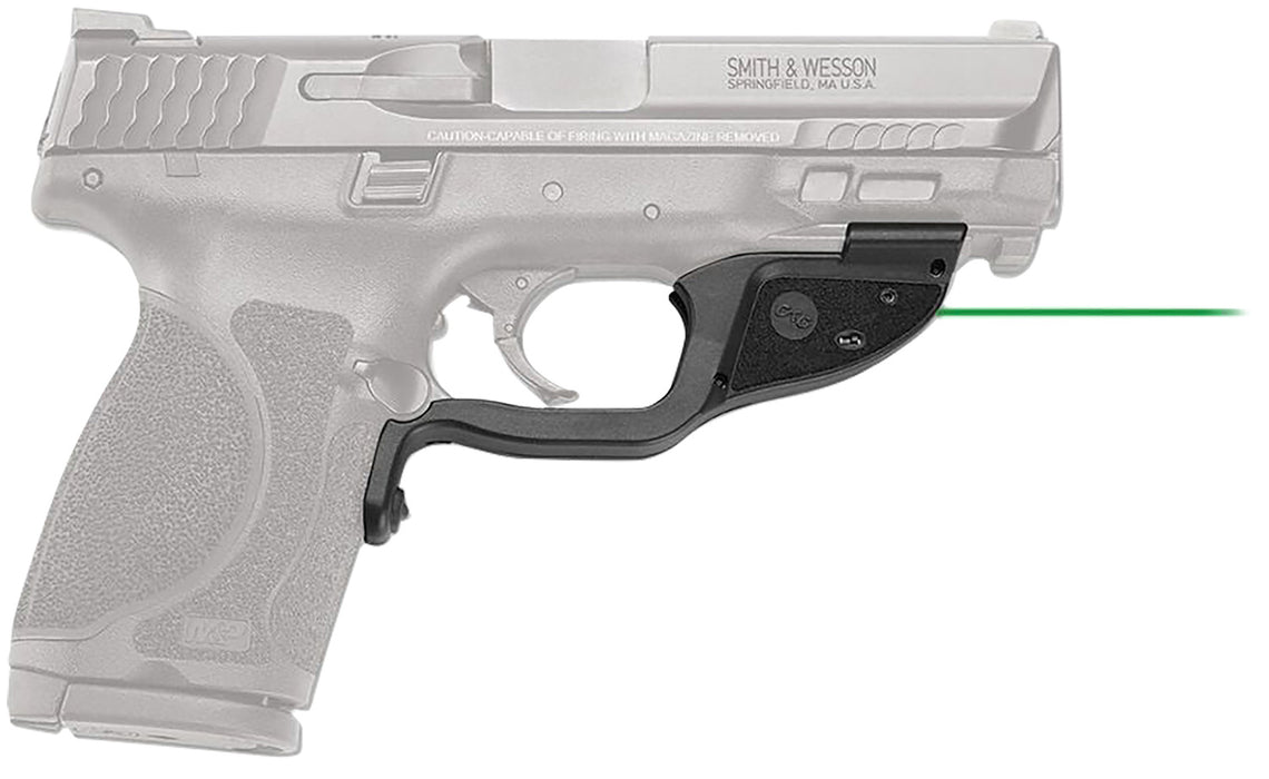 Crimson Trace 0174501 LG-362G Green Laserguard  Black Smith & Wesson M&P M2.0 Full Size/Compact/Subcompact