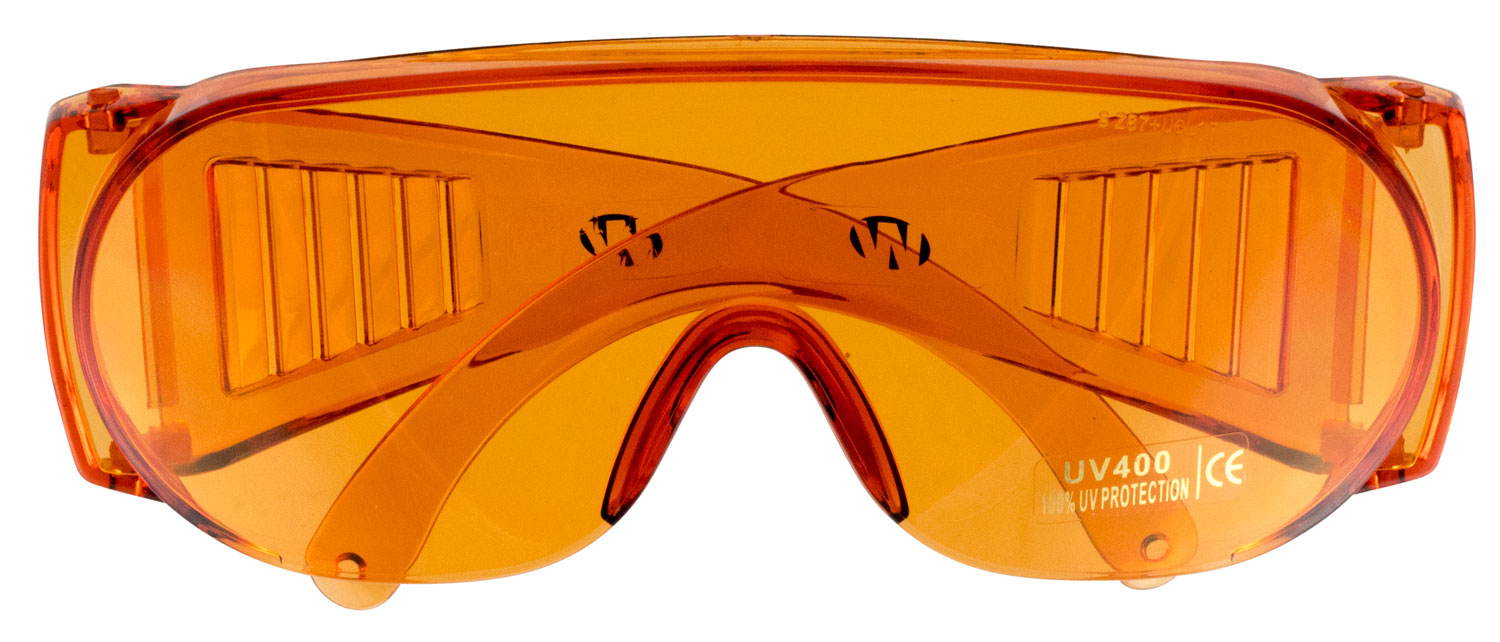 Walker's GWPFCSGLAMB Sport Glasses Full Coverage Adult Amber Lens Polycarbonate Amber Frame