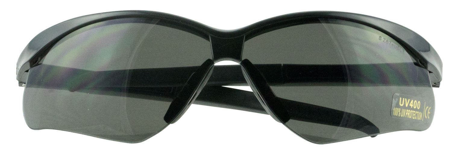 Walker's GWPSGLSMK Sport Glasses Crosshair Adult Smoke Gray Lens Polycarbonate Black Frame