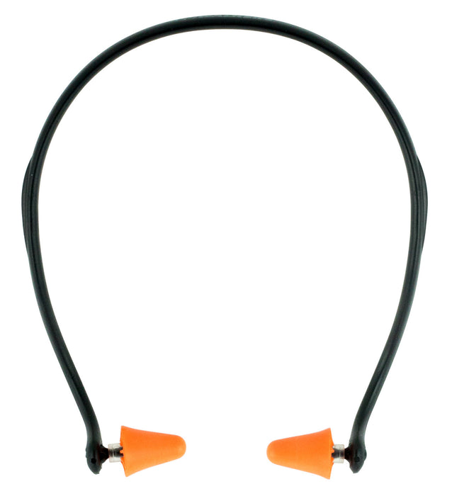 Walker's GWPPLGBND Pro-Tek Ear Plug Band Foam, 25 dB, Behind The Neck Orange/Black Adult