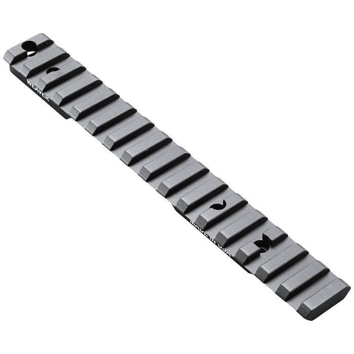 Weaver Mounts 99504 Multi-Slot Base  Extended Black Anodized Aluminum Fits Remington 700 Short Action 20 MOA