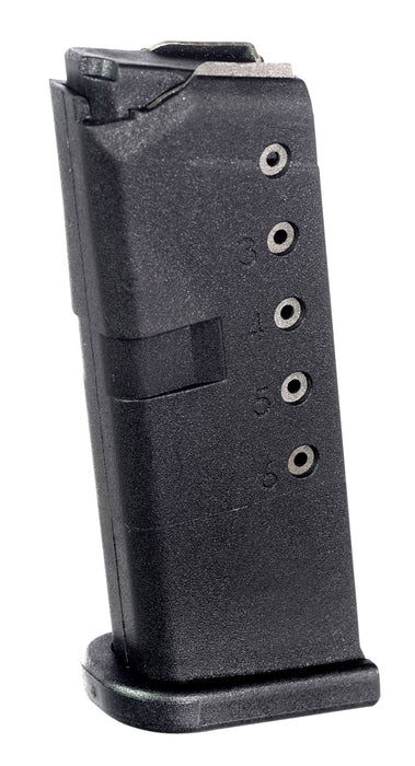 ProMag GLK12 Standard  6rd 9mm Luger Compatible w/ Glock 43 Black DuPont Zytel Polymer