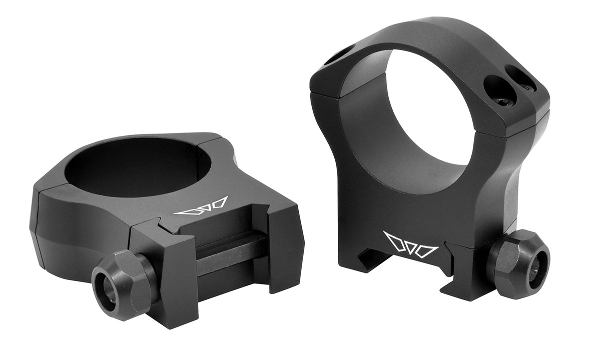 Warne 7215M Scope Rings Mountain Tech Matte Black 30mm High 0 MOA