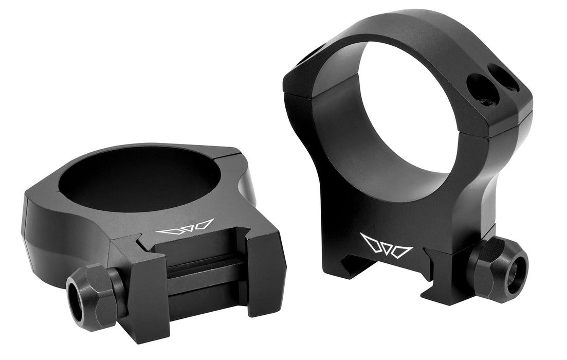 Warne 7222M Scope Rings Mountain Tech Matte Black 34mm High 0 MOA