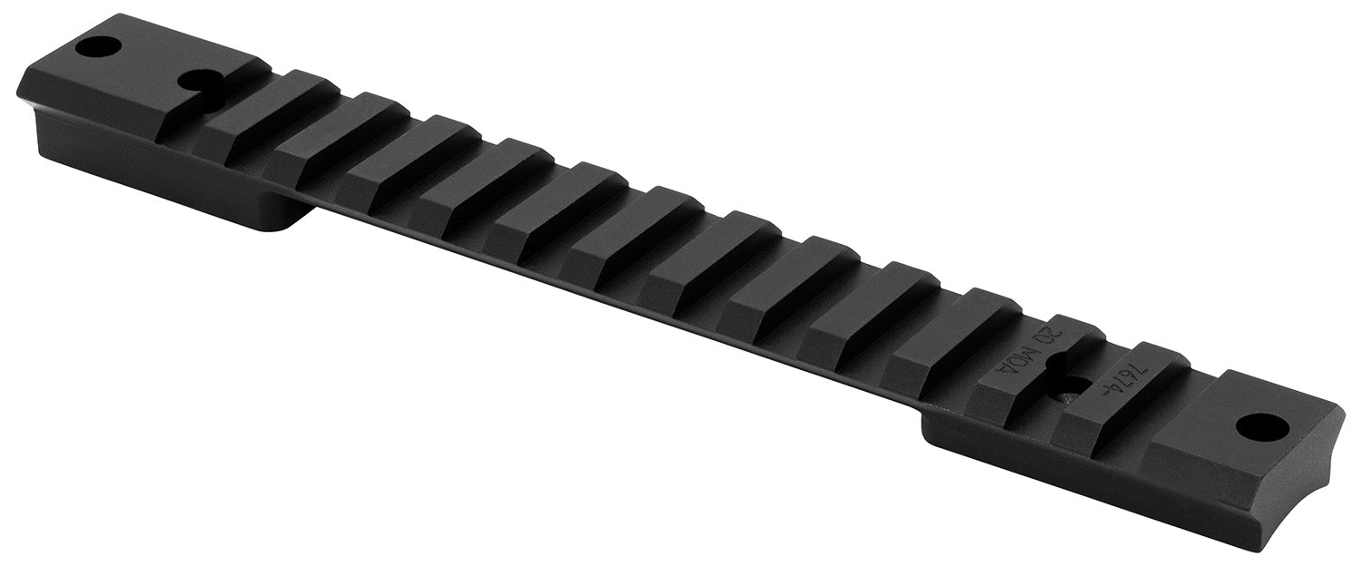 Warne 7674M Remington 700 Mountain Tech Tactical Rail Black Anodized  0 MOA