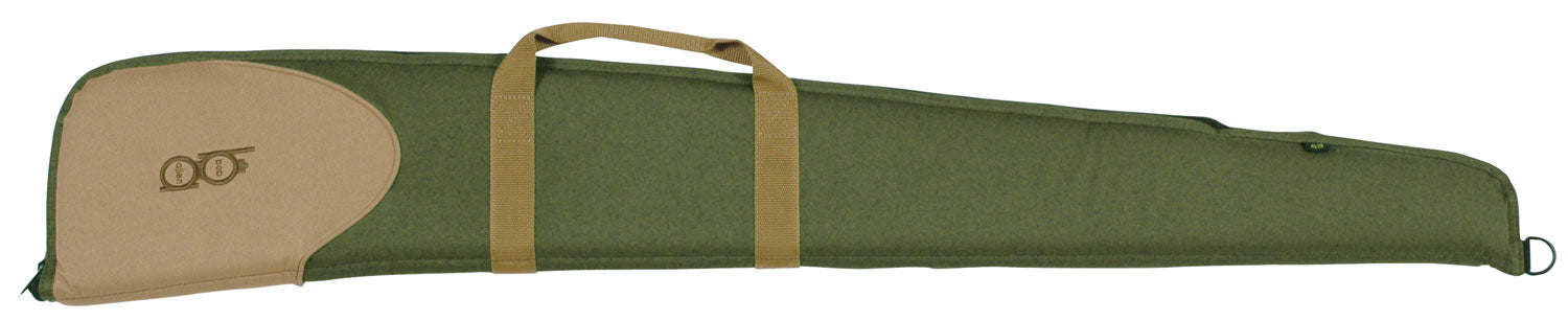 Bob Allen 16504 Classic Shotgun Case Olive Green/Khaki 600D Polyester 48" Long Shotgun