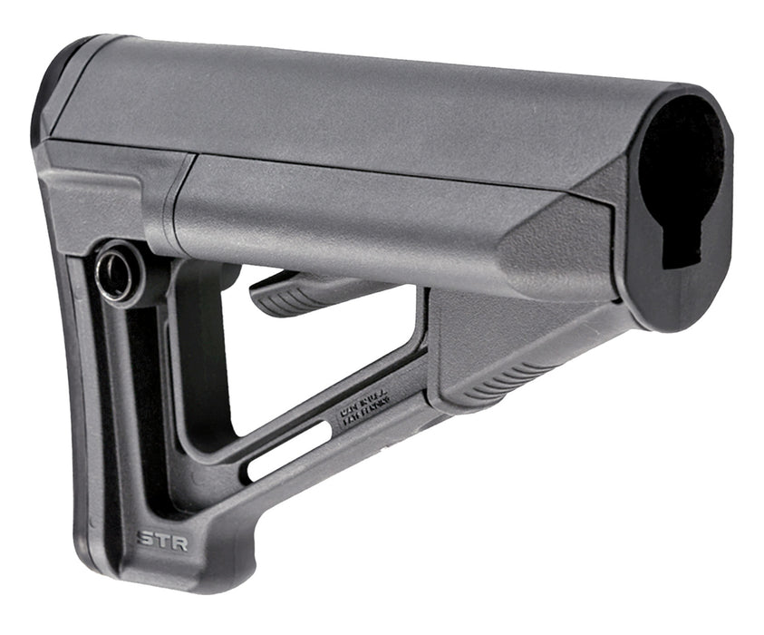 Magpul MAG470-GRY STR Carbine Stock Stealth Gray Synthetic for AR-15, M16, M4 with Mil-Spec Tube (Tube Not Included)