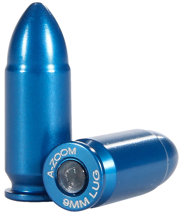 A-Zoom 15316 Blue Snap Caps Pistol 9mm Luger Aluminum 10 Pack