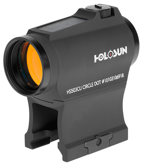 Holosun HS503CU HS503CU  Black Anodized 1x 20mm 2 MOA Red Dot/65 MOA Red Circle Multi Reticle