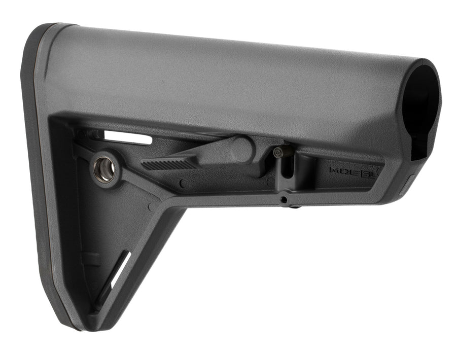 Magpul MAG347-GRY MOE SL Carbine Stock Stealth Gray Synthetic for AR-15, M16, M4 with Mil-Spec Tube (Tube Not Included)