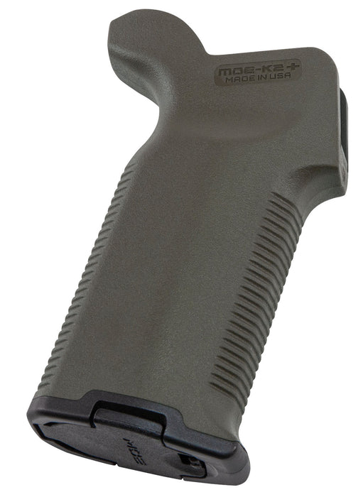 Magpul MAG532-ODG MOE-K2+ Grip OD Green Polymer for AR-15, AR-10, M4, M16, M110, SR25