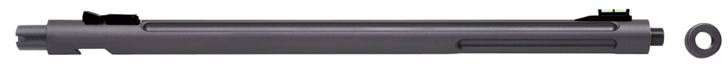 Tactical Solutions 1022SGMG X-Ring Barrel 22 LR 16.50" Gunmetal Gray Finish  Aluminum Material Bull with Fluting, Threading & Sights for Ruger 10/22