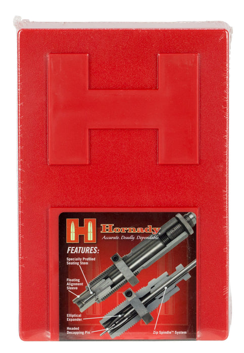 Hornady 546262 Custom Grade Series I 2 Die Set for 25 06 Rem Includes Sizing Seater