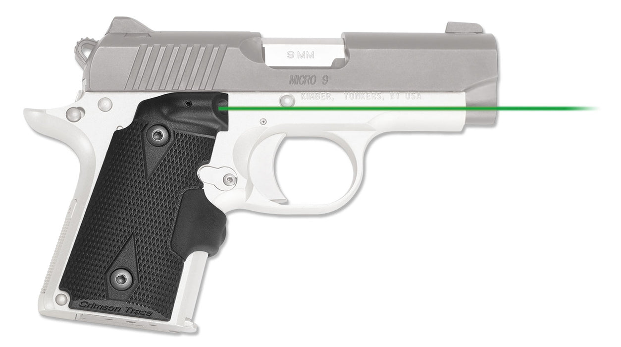 Crimson Trace 01-5620-1 LG-409G Lasergrips  Black Green Laser Kimber Micro 9