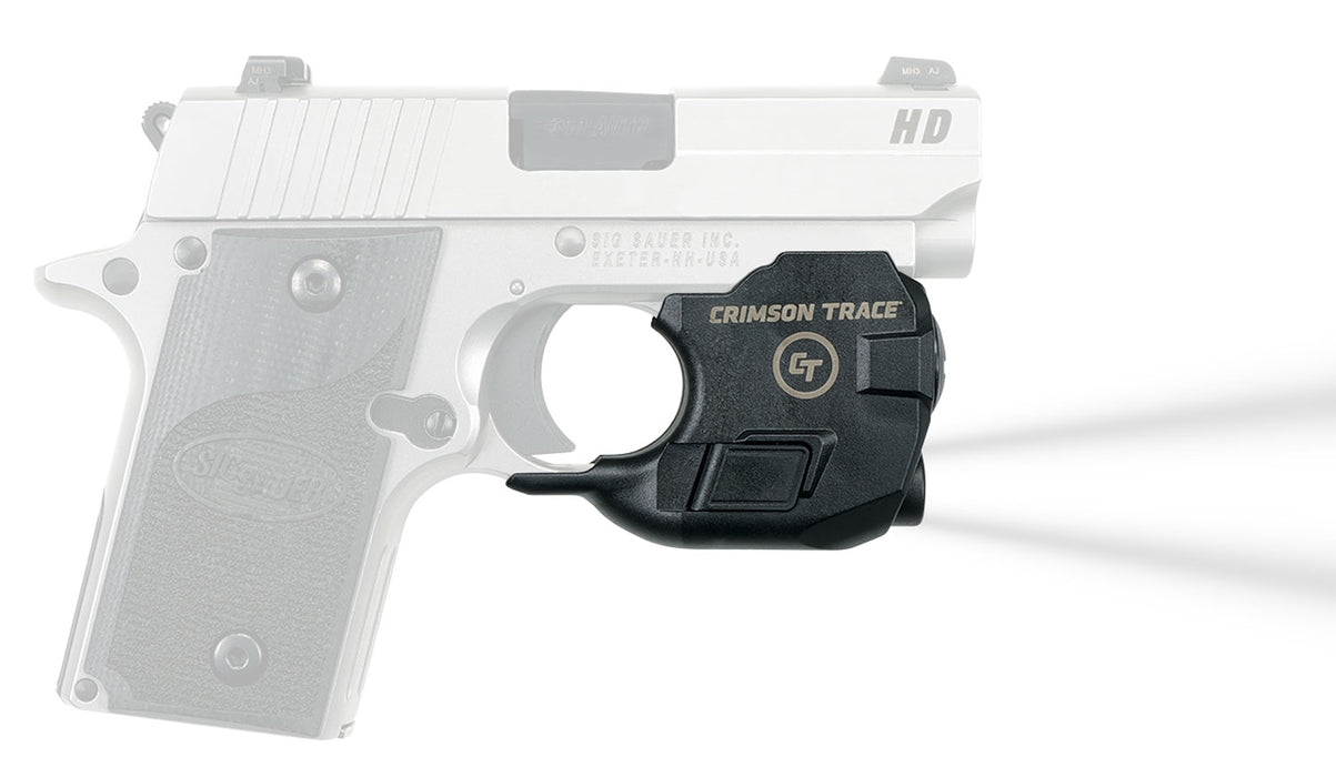 Crimson Trace 0183201 LTG-776 For Sig Sauer P238 & P938 Lightguard Black Anodized 110 Lumens White LED Light