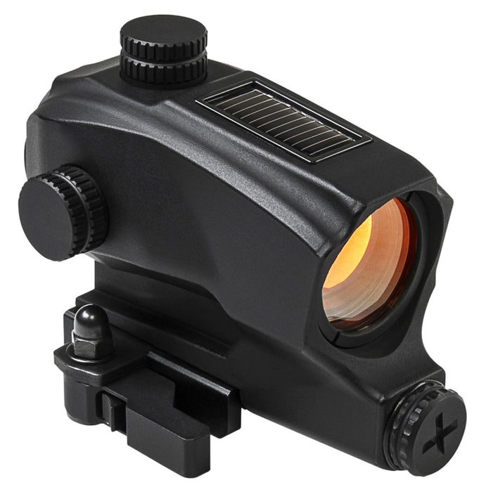 NcStar VDBSOL130 VISM SPD Solar Reflex Sight  Black Anodized 1x30mm 2 MOA Red Dot Illuminated Reticle