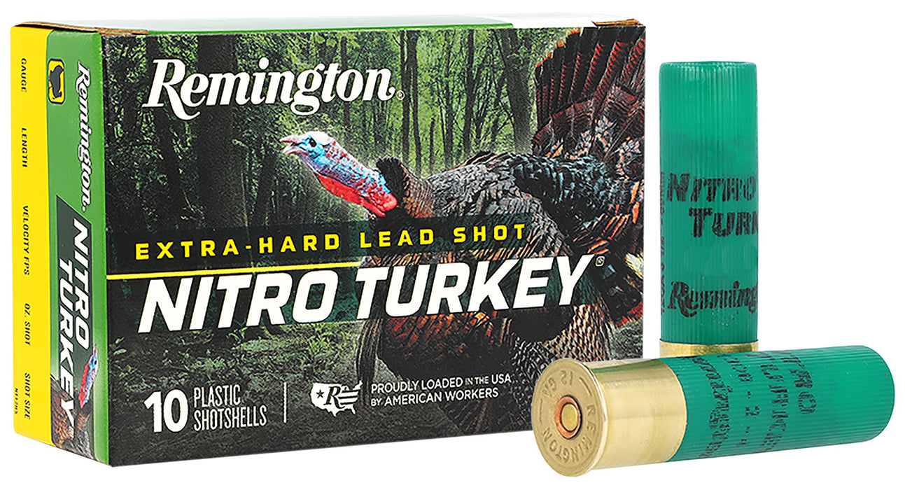 Remington Ammunition 26690 Nitro Turkey  12 Gauge 2.75" 1 1/2 oz 1260 fps 4 Shot 10 Bx/10 Cs