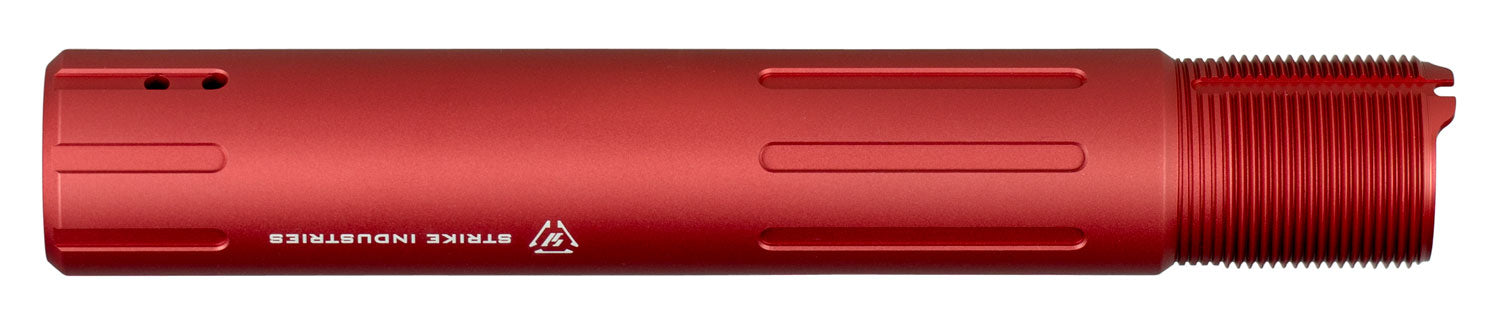 Strike ARCARPRESLICKRED Receiver Extension Tube  AR Pistol Platform Red Anodized Aluminum AR Carbine