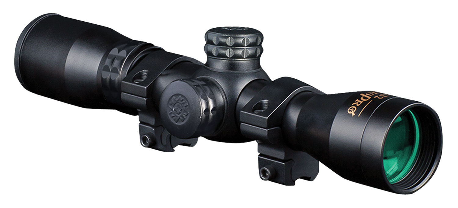 Konus 7262 KonusPro  Compact Matte Black 4x32mm 1" Tube Engraved 30/30 Reticle Includes Mounting Rings