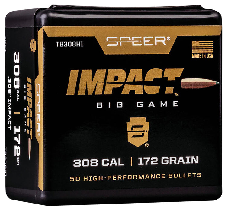 Speer TB308H1 Impact  30 Cal .308 172 gr Slipstream Polymer Tip 50 Per Box/ 5 Case