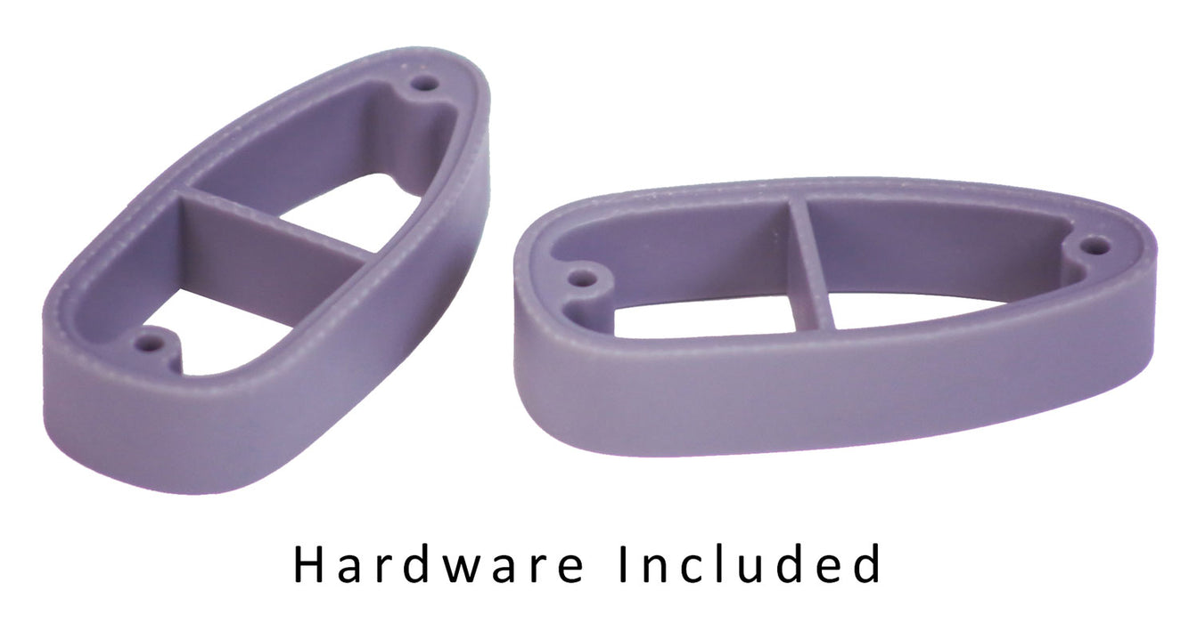 Crickett KSA000012 LOP Spacer Kit  Purple Polymer Fits Crickett Synthetic Rifles, Kit Includes 2 3/4" Spacers, 2 Long & 2 Short Butt Plate Screws & Instruction Card
