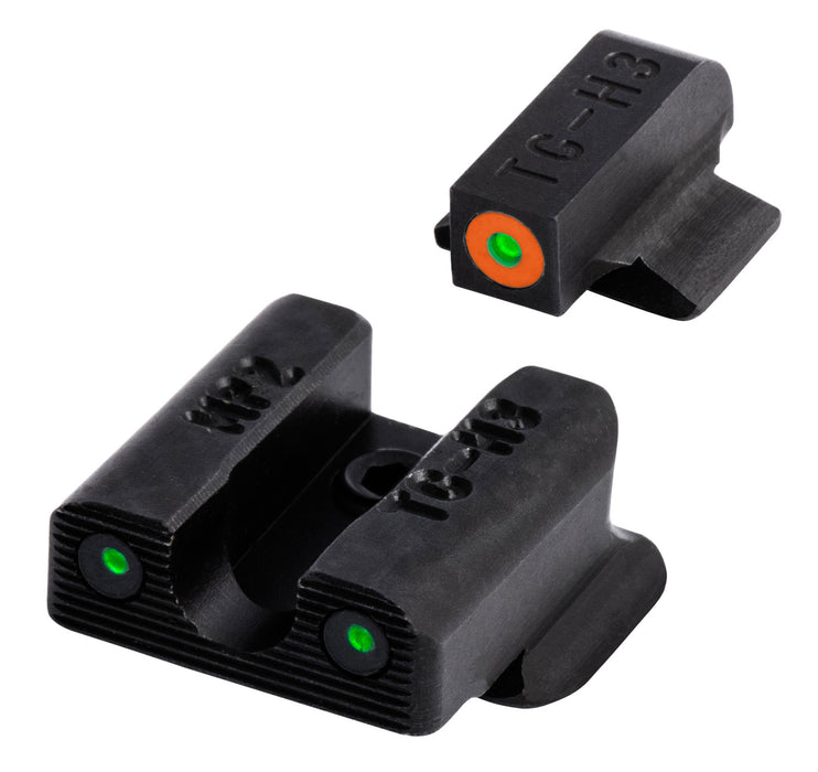 TruGlo TG231MP2C Tritium Pro  Black | Green Tritium White Outline Front Sight Green Tritium Rear Sight