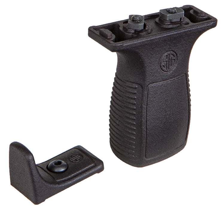 Sig Sauer KITTRDGRIPVEERTICALBLK Tread Vertical Grip with Barricade Stop Black Polymer