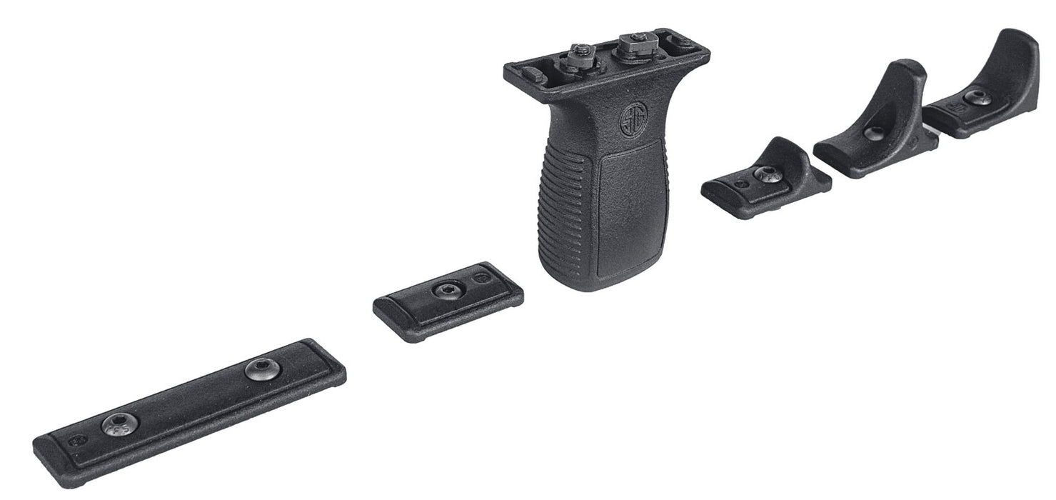 Sig Sauer KITTRDGRIPFORWARDBLK Tread Forward Grip Kit Black Polymer