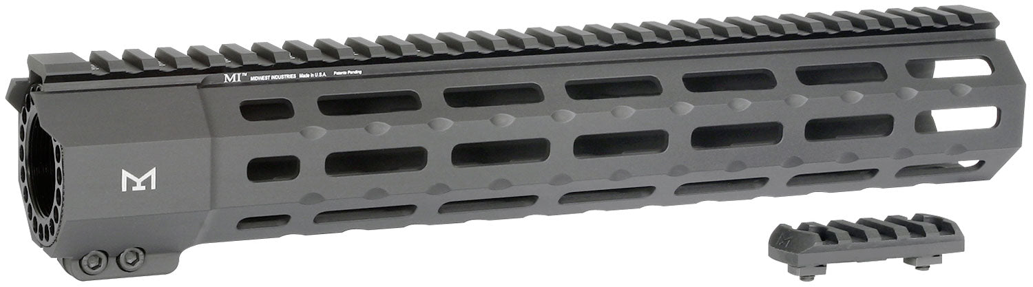 MIDWEST INDUSTRIES INC MISP12M SP-Series AR-15 6061 Aluminum Black Hard Coat Anodized 12.625"