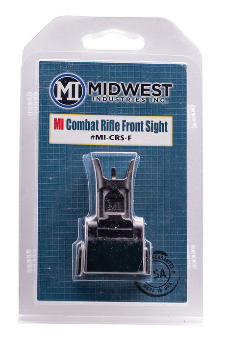 Midwest Industries MICRSF Combat Rifle Flip Front Sight  Black for AR-15, M16, M4