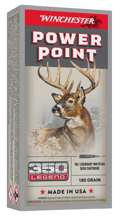 Winchester Ammo X3501 Super X  350 Legend 180 gr 2100 fps Power-Point (PP) 20 Bx/10 Cs