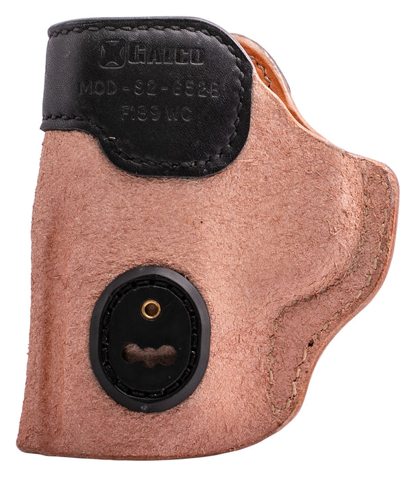 Galco S2652B Scout 3.0  IWB Natural/Black Leather UniClip/Stealth Clip Fits S&W M&P Shield/Ruger Max-9/FN 503/509 Ambidextrous