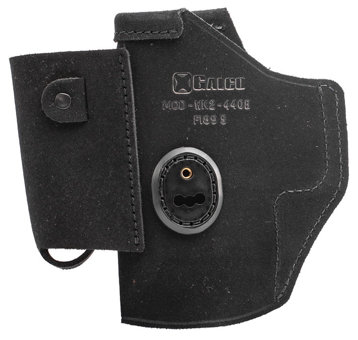 Galco WK2440B WalkAbout 2.0  IWB Black Leather UniClip/Stealth Clip Fits Springfield XD/Mod. 2 Fits 4" Barrel Ambidextrous