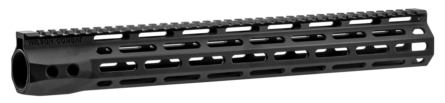 Wilson Combat TRMLOK15 M-LOK Rail  AR-15 Black Hardcoat Anodized 6005A-T5 Aluminum 15" M-LOK