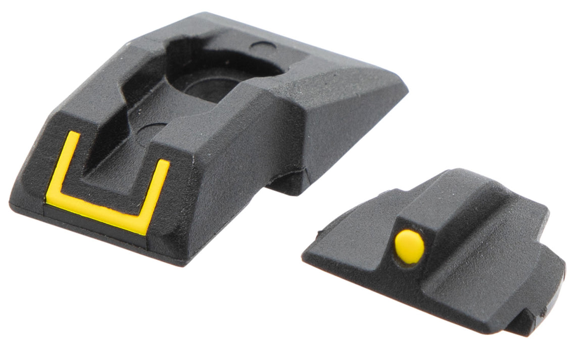 Ruger 90649 Security 9 Sight Set Black/Yellow Fits Ruger Security 9 Dovetail Mount