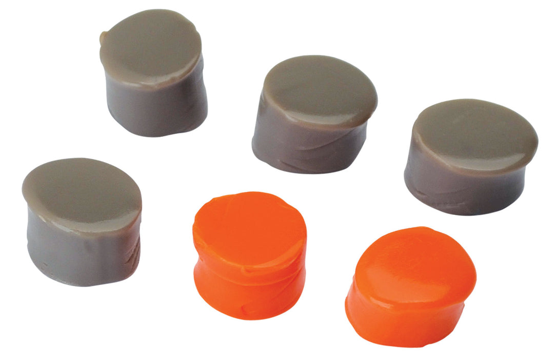 Walker's GWPSILPLGOFDE Silicone Putty  32 dB In The Ear  Flat Dark Earth/Orange Adult 3 Pack