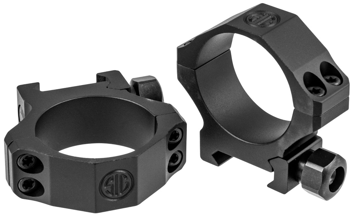 Sig Sauer Electro-Optics SOA10016 Alpha 1  Matte Black 34mm Medium 0 MOA