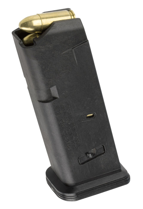 Magpul MAG907-BLK PMAG GL9 10rd 9mm Luger Compatible w/Glock 19 Black Polymer