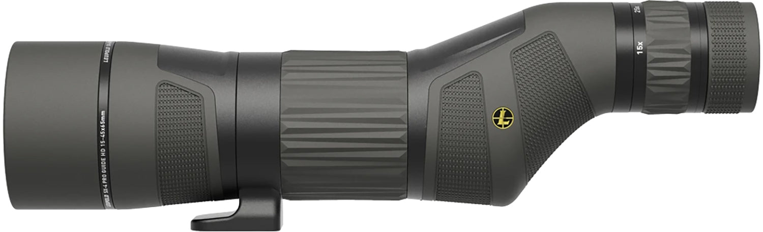 Leupold 177600 SX-4 Pro Guide HD 15-45x 65mm Shadow Gray Armor Coated Straight Body