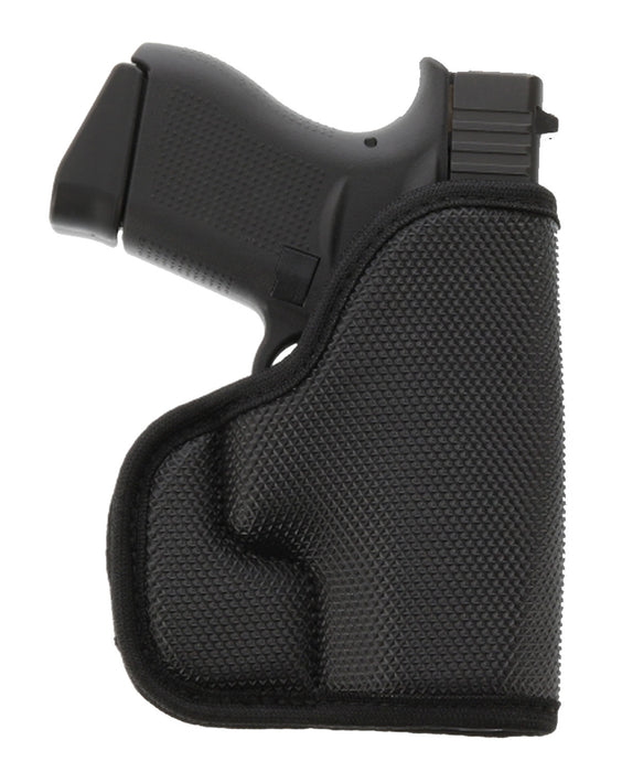 Galco SOU436B StukOn-U  Black Gripper Shell Pocket Fits Ruger LCP/LCP II Ambidextrous