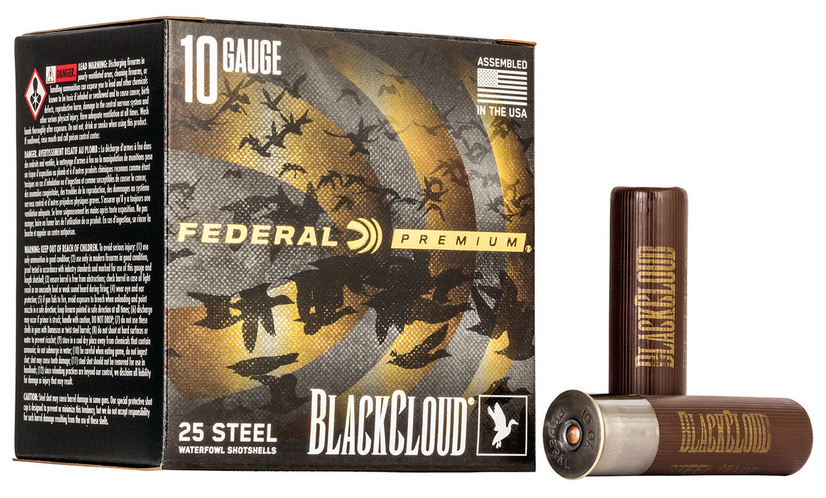 Federal PWBX107BB Premium Black Cloud FS 10 Gauge 3.50" 1 5/8 oz 1375 fps BB Shot 25 Bx/10 Cs