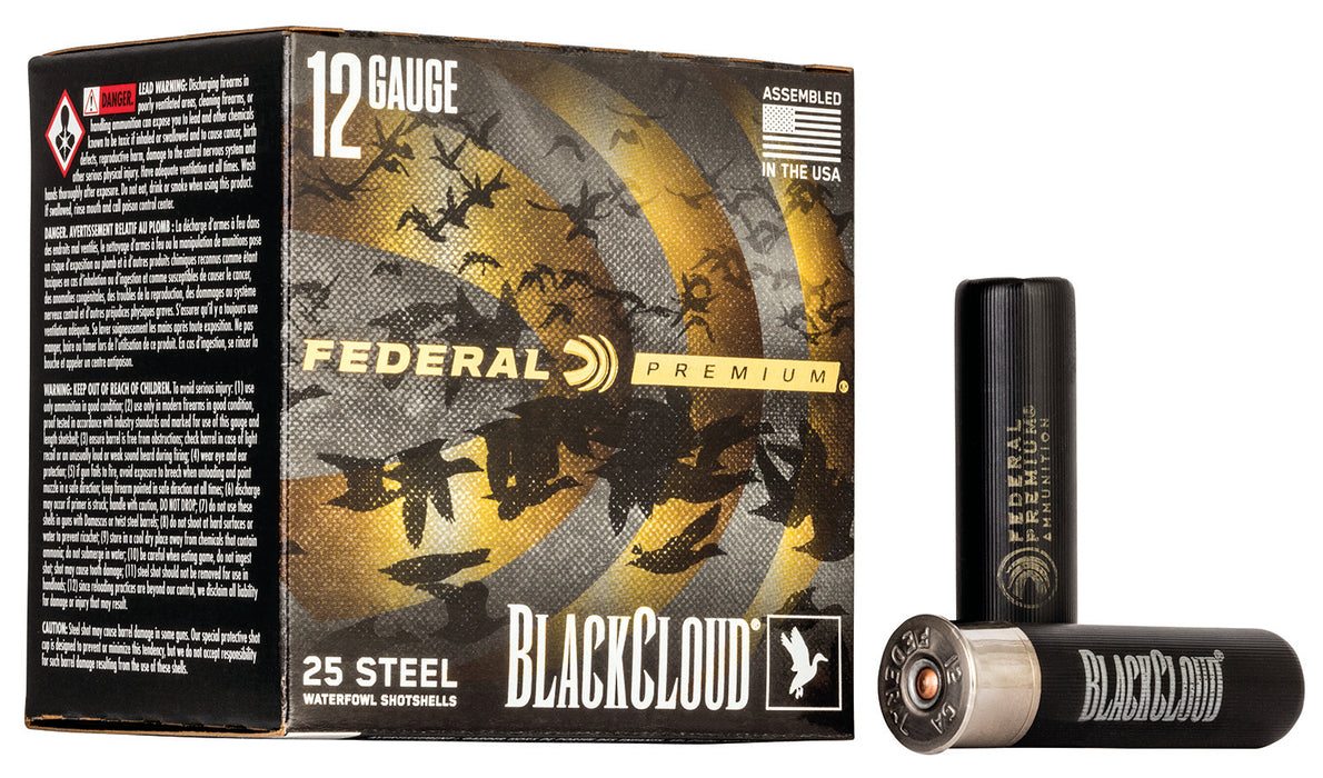 Federal PWBX134BBB Premium Black Cloud FS 12 Gauge 3.50" 1 1/2 oz 1500 fps BBB Shot 25 Bx/10 Cs