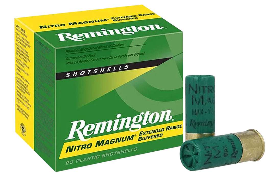 Remington Ammunition 26678 Nitro Magnum  12 Gauge 2.75" 1 1/2 oz 1260 fps 4 Shot 25 Bx/10 Cs