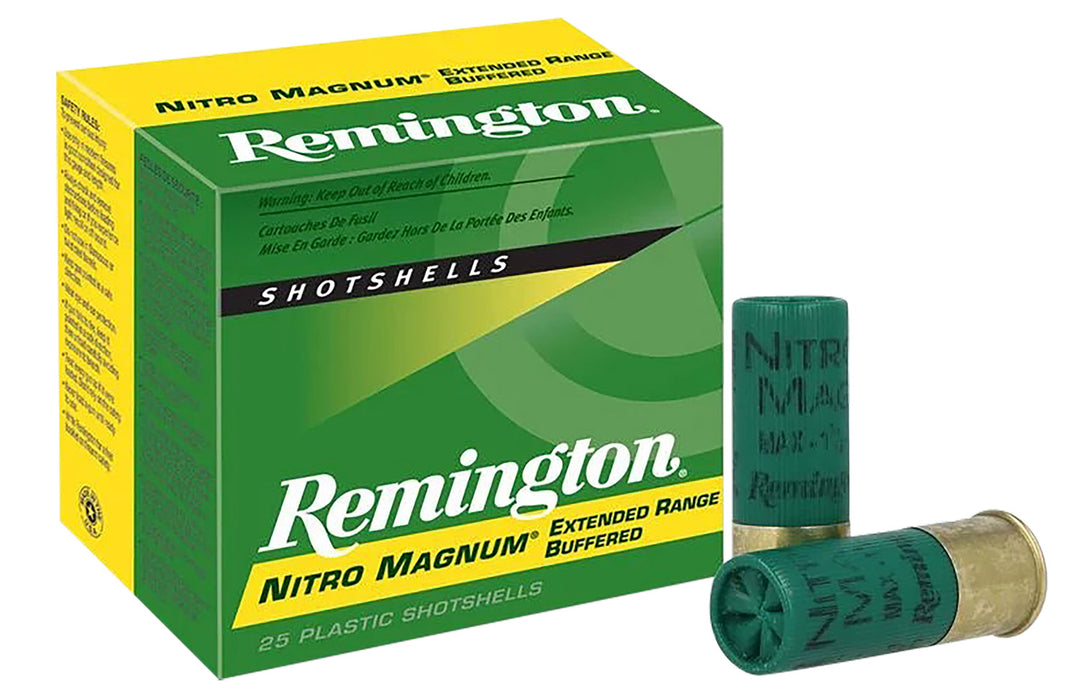 Remington Ammunition 26674 Nitro Magnum  12 Gauge 3" 1 5/8 oz 1280 fps 4 Shot 25 Bx/10 Cs