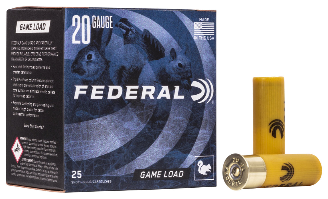 Federal H2006 Game-Shok  20 Gauge 2.75" 7/8 oz 1210 fps 6 Shot 25 Bx/10 Cs