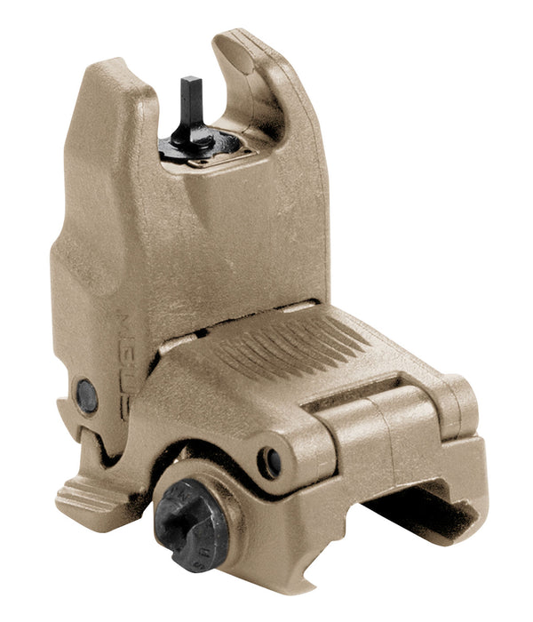 Magpul MAG247-FDE MBUS Sight Front  Black Folding for AR-15/M16