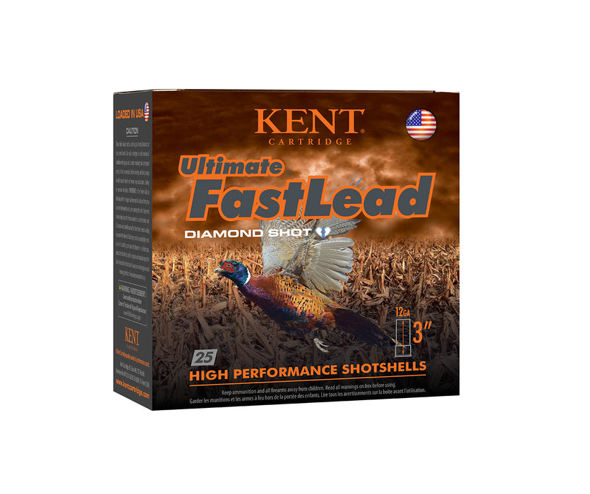 Kent Cartridge K123UFL506 Ultimate Fast Lead  12 Gauge 3" 1 3/4 oz 1300 fps 6 Shot 25 Bx/10 Cs