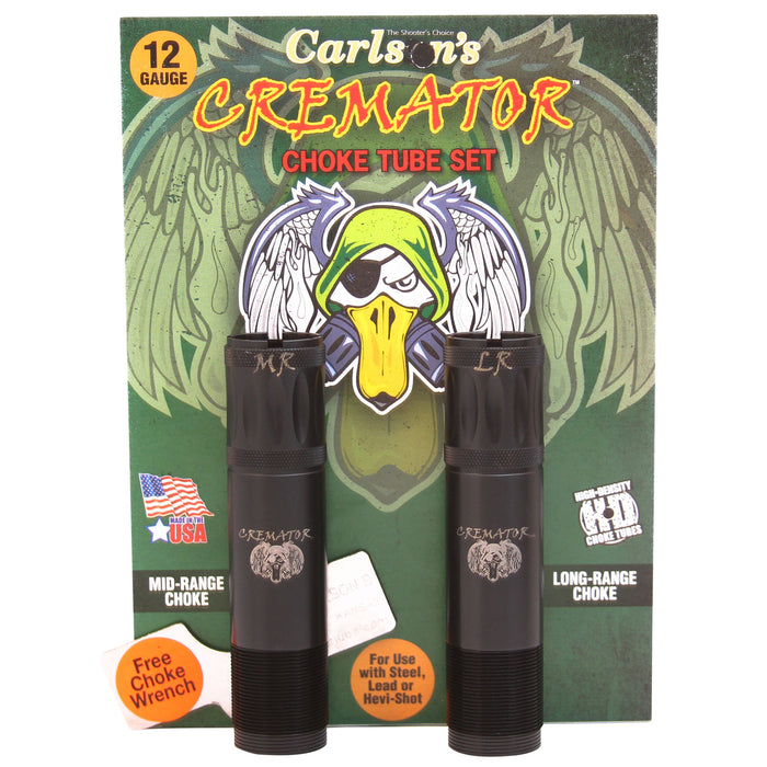 Carlson's Choke Tubes 11622 Cremator  12 Gauge Mid-Range Long Range Non-Ported 17-4 Stainless Steel